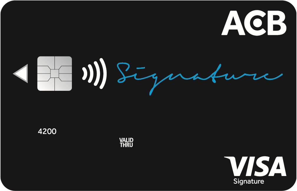 Thẻ tín dụng ACB Visa Signature