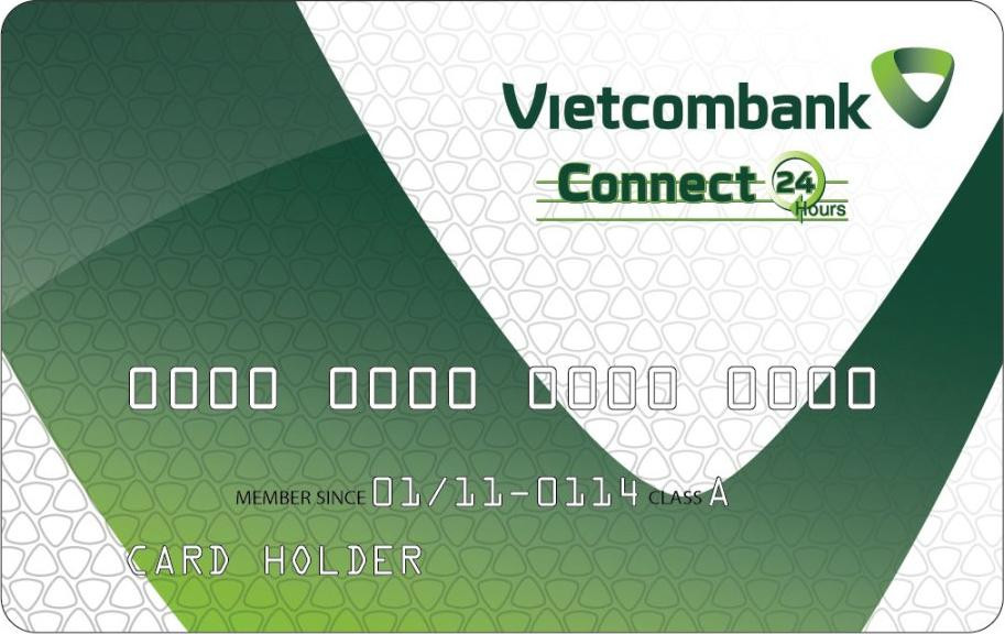 Thêm nhiều tiện ích mới với thẻ Vietcombank connect 24 Ngân hàng Ngoại thương