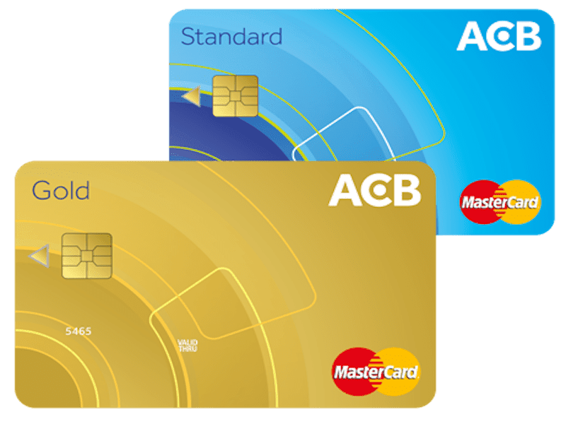 Thẻ thanh toán quốc tế ACB MasterCard Gold