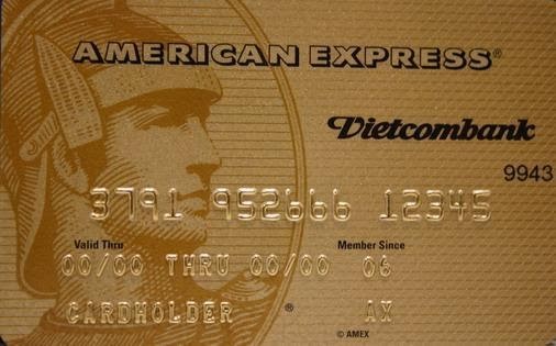 Thẻ Vietcombank Cashplus Platinum American Express Ngân hàng Ngoại thương