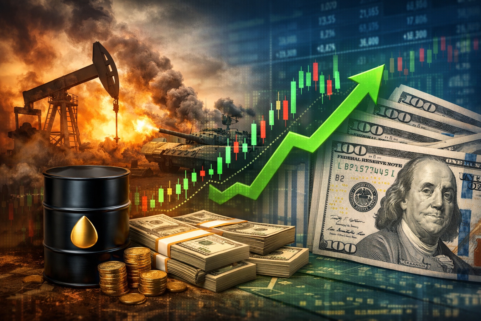 Giá Dầu Tăng Khi Chiến Tranh: Tỷ Giá USD Bị Ảnh Hưởng?